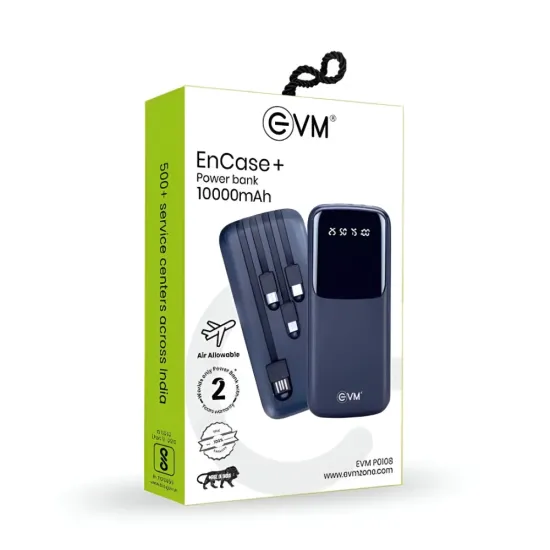 EVM Power Bank 10000 mAh (EnCase+ P0108) Blue