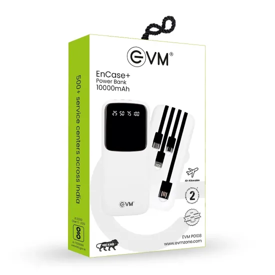 EVM Power Bank 10000 mAh (EnCase+ P0108) White