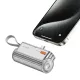 Sharge Power Bank 5000 mAh Flow Mini Portable with Built in Cable