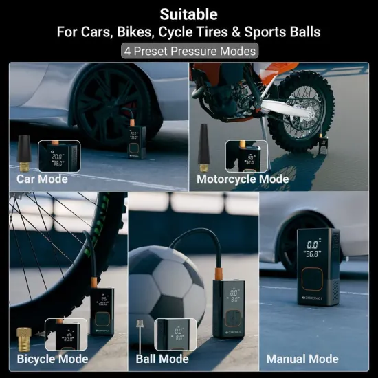 Zebronics Tire Inflactor With Power Bank Zeb 17TI4