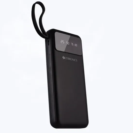 ZEBRONICS Power Bank 10000 mAh With 4 IN 1 CABLE (MB10000S6)