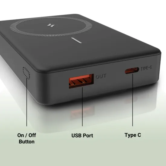 ZEBRONICS Power Bank 10000 mAh (MW70)