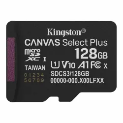 Kingston Micro SD Card 128GB Canvas Select plus Class 10 For CCTV Camera and Smart Phone