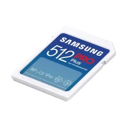 Samsung SD Card 512GB Pro Plus For DSLR Camera (Open Box)
