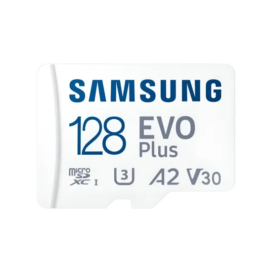 Samsung Micro SD Card 128GB Evo Plus v30 With Adapter For DSLR Camera CCTV Camera and Smart Phone