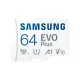 Samsung Micro SDXC Memory Card Evo Plus 64GB v10 With Adapter