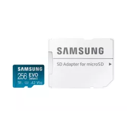 Samsung Micro SDXC Memory Card Evo Plus 256GB v30 With Adapter