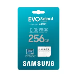 Samsung Micro SDXC Memory Card Evo Plus 256GB v30 With Adapter