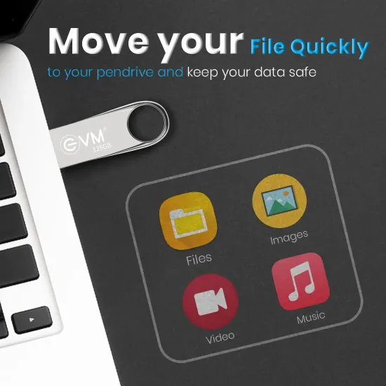 EVM Envault Pendrive 128GB USB 2.0 (METAL)