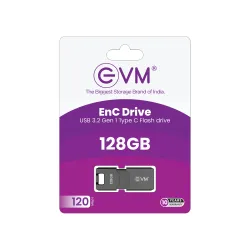 EVM Enc Pendrive Type-C 128GB USB 3.2 (ENC/128G)