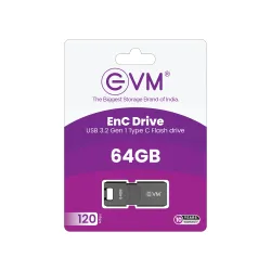 EVM Enc Pendrive Type-C 64GB USB 3.2 (ENC/64G)