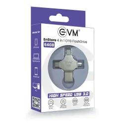 EVM EnStore 4 in 1 OTG Pendrive 64GB USB 3.0