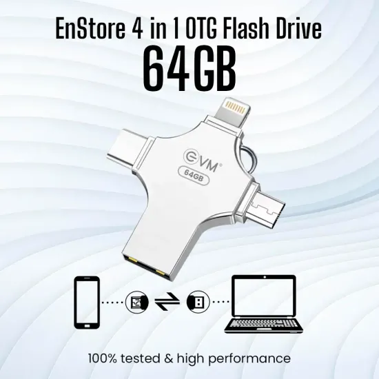 EVM EnStore 4 in 1 OTG Pendrive 64GB USB 3.0