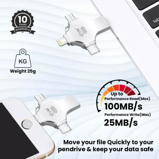 EVM EnStore 4 in 1 OTG Pendrive 64GB USB 3.0