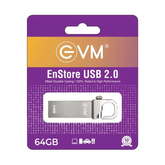 EVM Enstore Pendrive 64GB USB 2.0 (METAL)