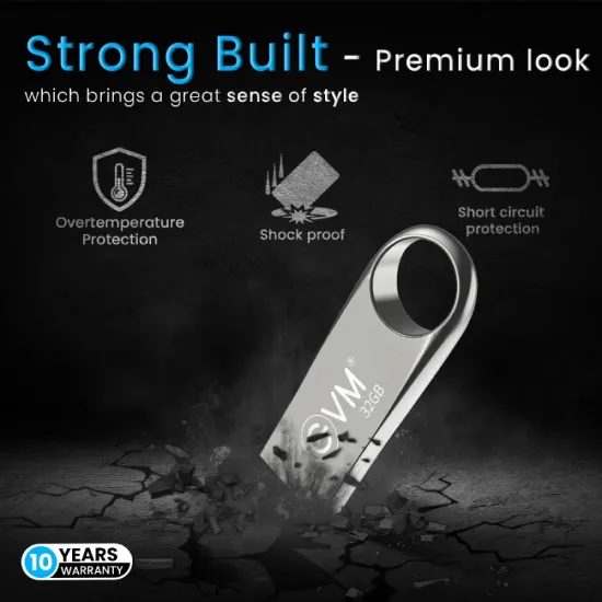 EVM Envault Pendrive 32GB USB 2.0 (METAL)