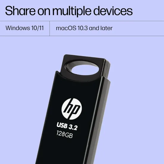 HP Pendrive 712w 128GB USB 3.2 (Black)