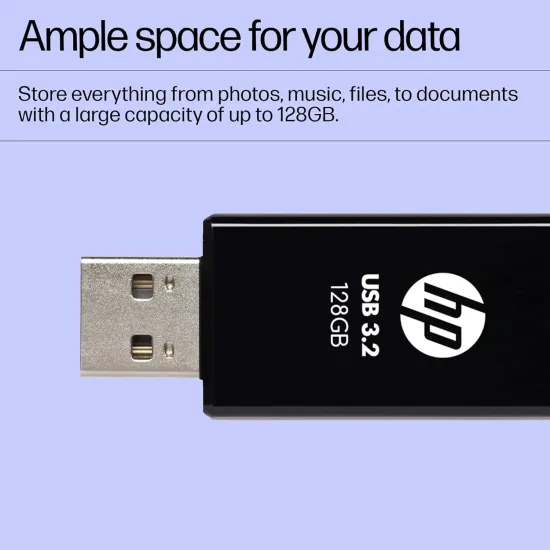 HP Pendrive 712w 128GB USB 3.2 (Black)