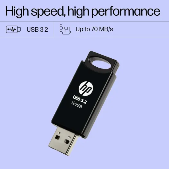 HP Pendrive 712w 128GB USB 3.2 (Black)