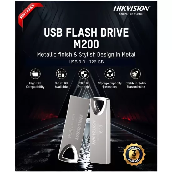 Hikvision M200 128GB 3.0 Metal Pendrive