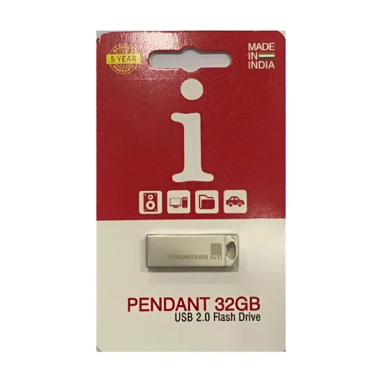 Iball Pendrive 32GB 2.0 Metal Pendant 