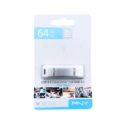 PNY Elite Steel 64GB USB 3.2 Pendrive