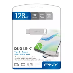 PNY DUO Link 128GB USB 3.2 Type-C OTG Pendrive