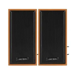 Live Tech Speaker 2.0 USB Wooden SP08