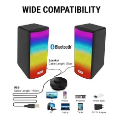 Ant Esports Gaming Speaker USB 2.0 GS510  RGB 10w