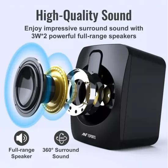 Ant Esports Speaker 2.0 GS170 Stereo
