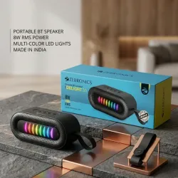 Zebronics Bluetooth Speaker RGB 8w Delight 30