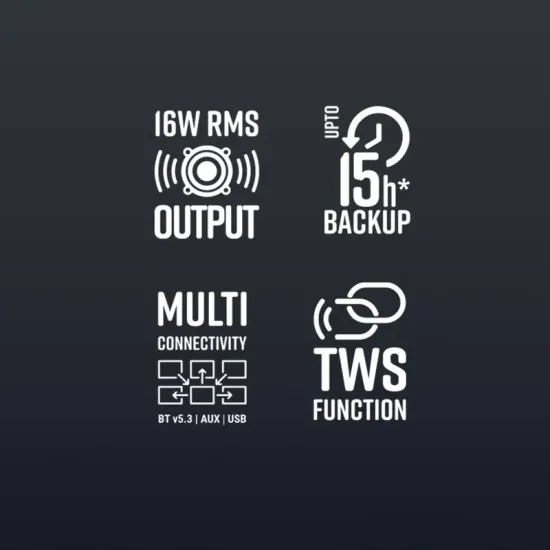 Zebronics Bluetooth Soundbar Speaker RGB Vita 202