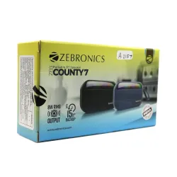 Zebronics Bluetooth Speaker RGB 8w County 7