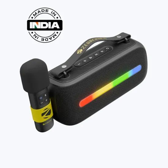 Zebronics Bluetooth Speaker with Mic 20w Sound Feast 80