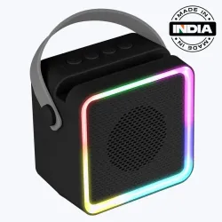 Zebronics Bluetooth Speaker RGB 8w County 8 Black