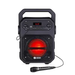 Zoook Bluetooth Speaker Rocker Thunder With Karaoke Mic (20w)