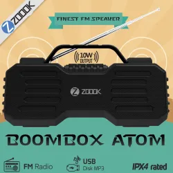 Zoook Bluetooth Speaker ZB-Rocker BoomBox Atom (10w)