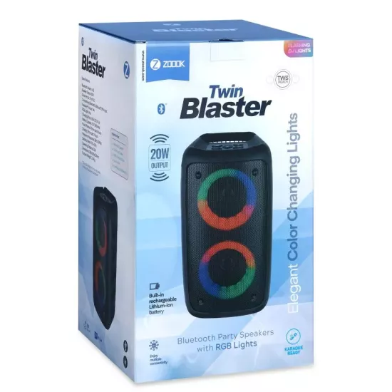 Zoook Bluetooth Speaker Twin Blaster (20w)