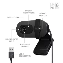 Logitech Webcam BRIO 100 720P