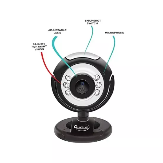 Quantron QPC1010 500K Pixels USB Webcam