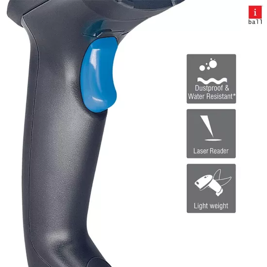 Iball Wired Barcode Scanner LS392 1D
