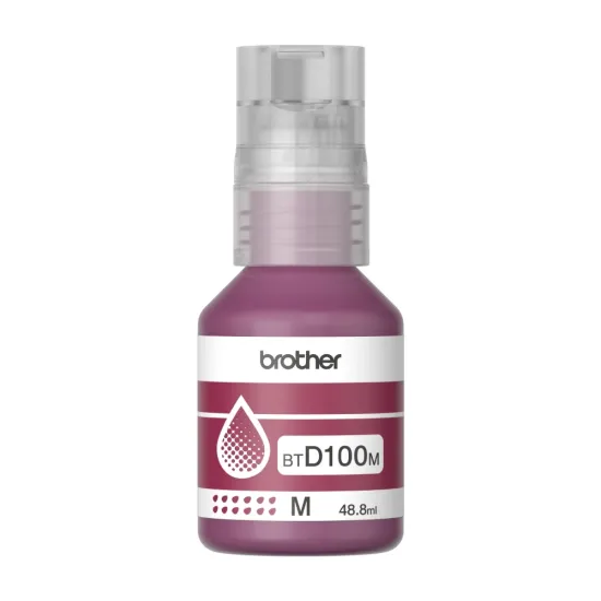 Brother Inkjet Ink Bottle BTD100M Magenta 48.8ml