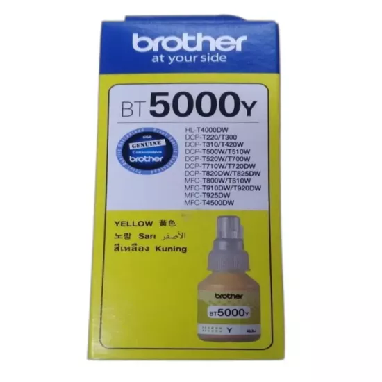 Brother Inkjet Ink Bottle BT5000 Yellow