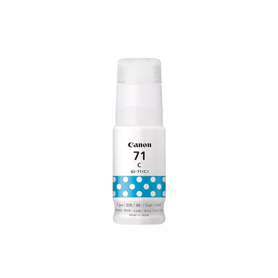 Canon 71 Cyan Inkjet Ink Bottle Small 40ml
