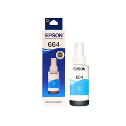 Epson 664 Cyan Genuine Inkjet Ink Bottle 70ml