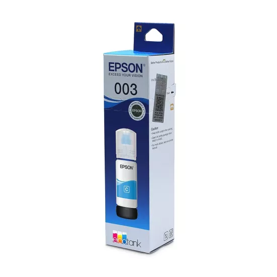 Epson 003 Cyan Genuine Inkjet Ink Bottle 65ml