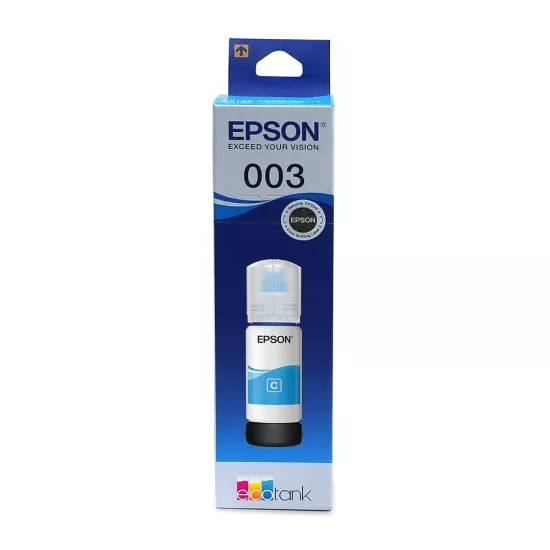 Epson 003 Cyan Genuine Inkjet Ink Bottle 65ml