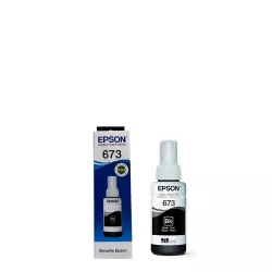 Epson 673 Black Genuine Inkjet Ink Bottle 70ml