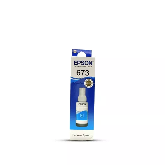 Epson 673 Cyan Genuine Inkjet Ink Bottle 70ml