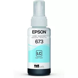 Epson 673 Light Cyan Genuine Inkjet Ink Bottle 70ml